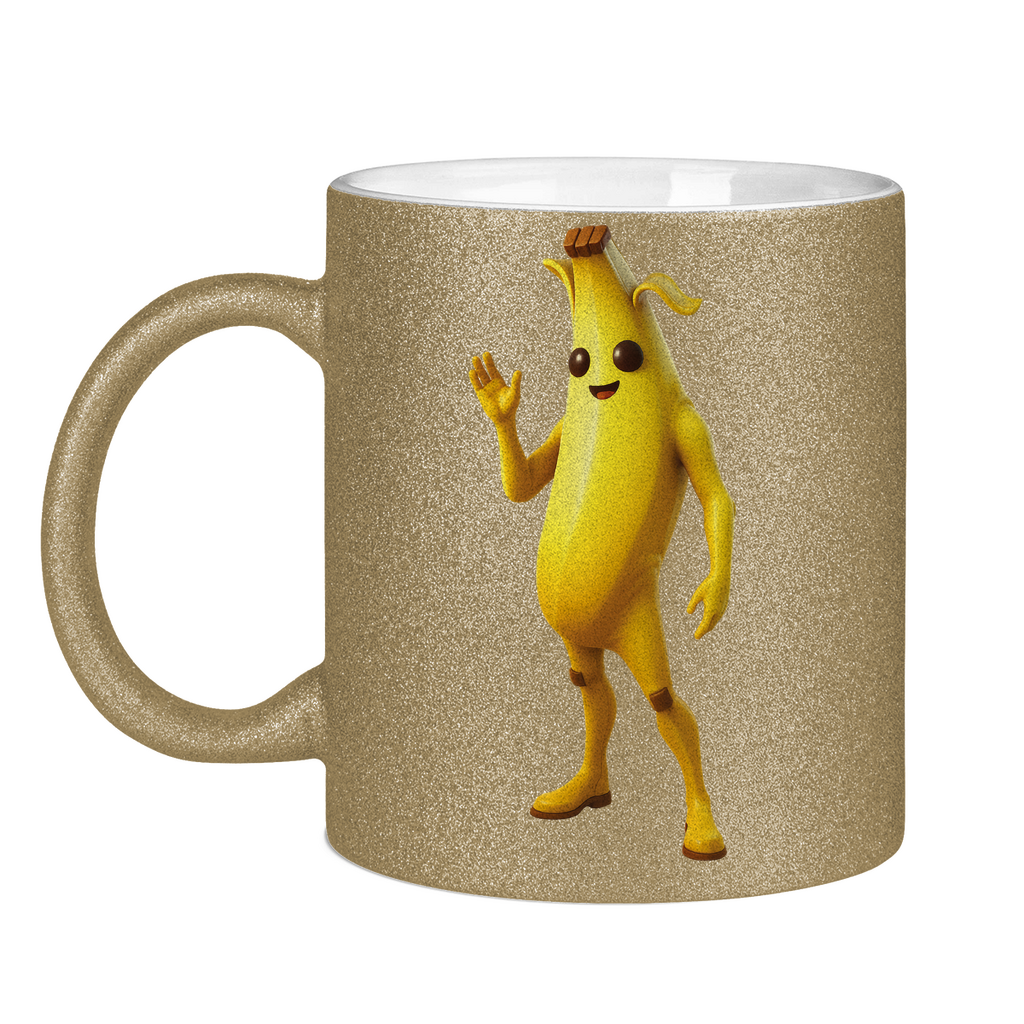 Glitzertasse "Golden Peel Edition"