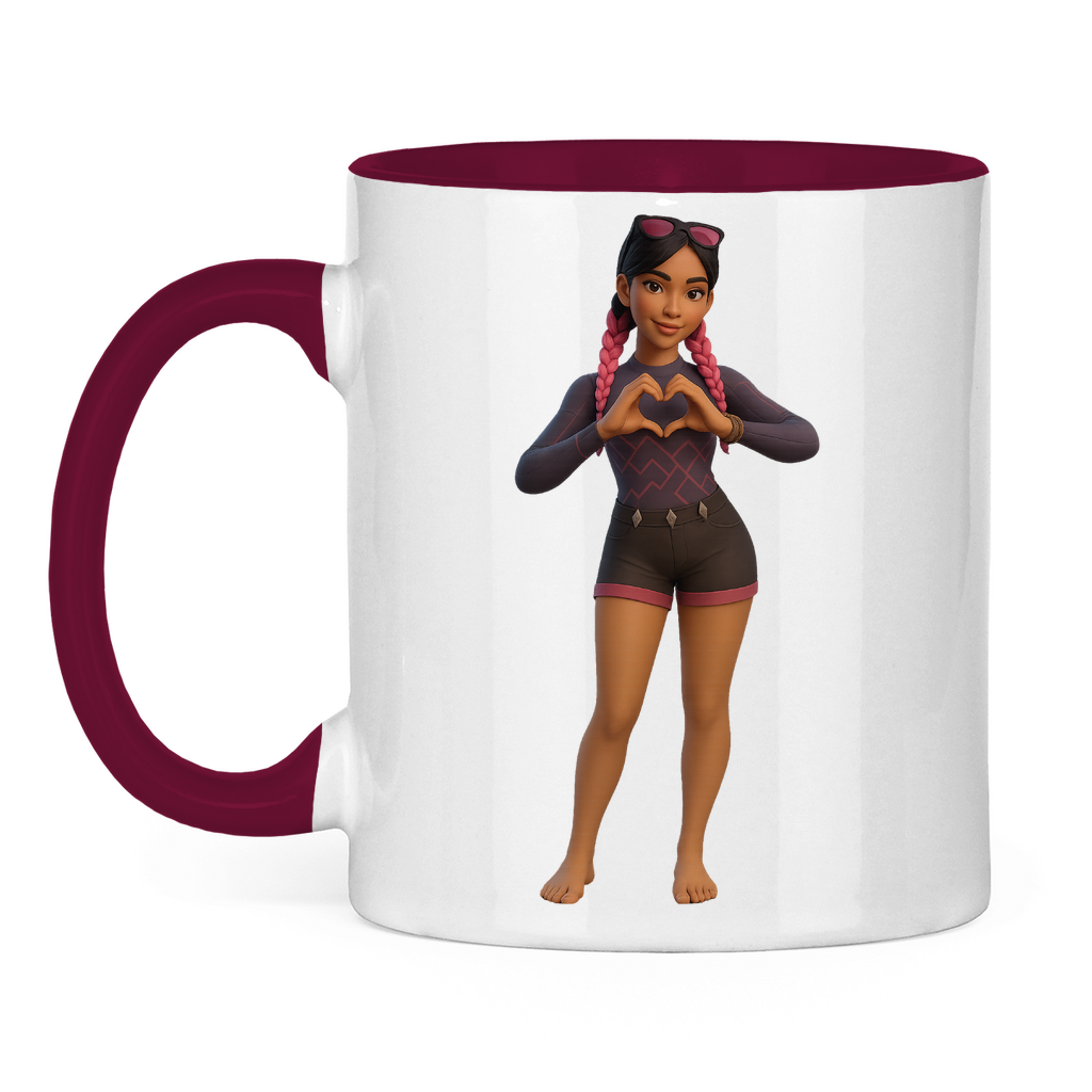 Tasse zweifarbig LOGO 2