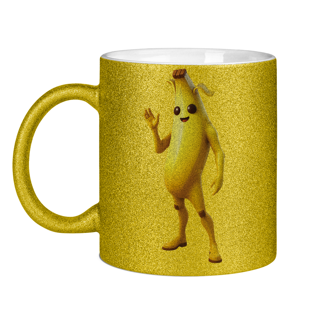 Glitzertasse "Golden Peel Edition"